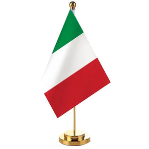 Italy Desk Flag - Small Office Table Flag