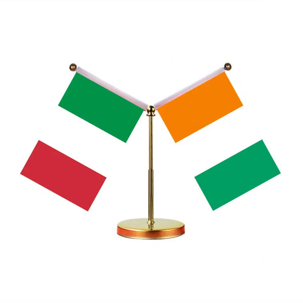 Italy Eritrea Desk Flag - Custom Table Flags (Mini)