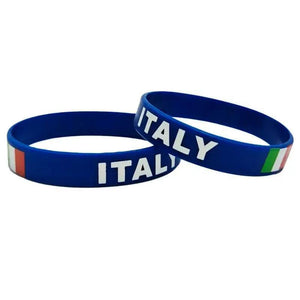 Italy Flag Bracelet - Silicone Wristband