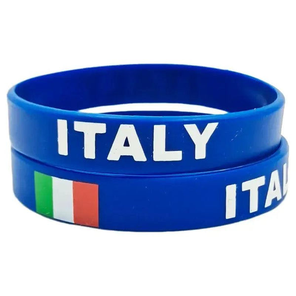 Italy Flag Bracelet - Silicone Wristband
