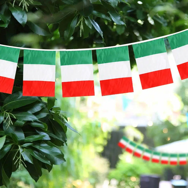 Italy Flag Bunting Banner - 20Pcs
