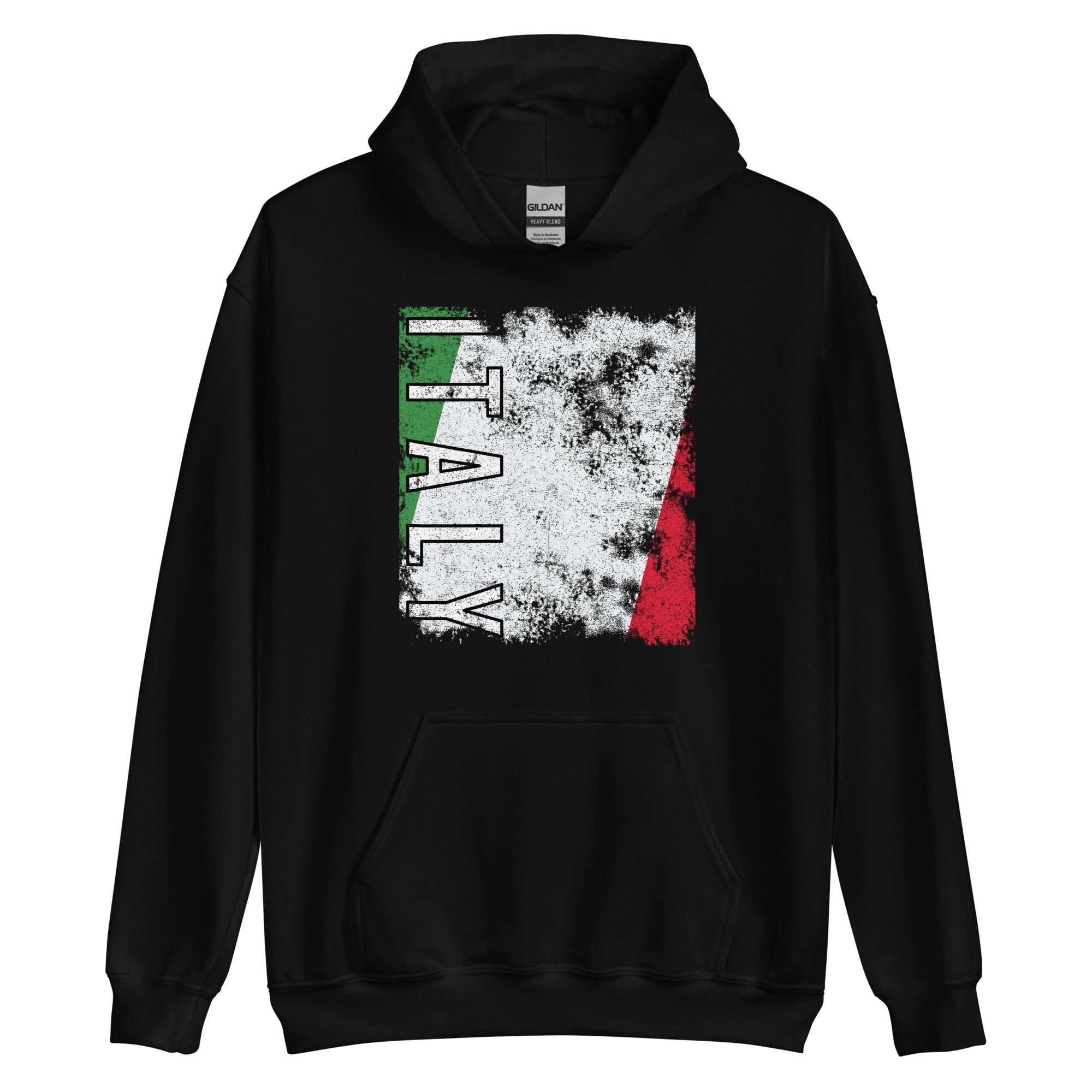 Italy Flag - Distressed Flag Hoodie