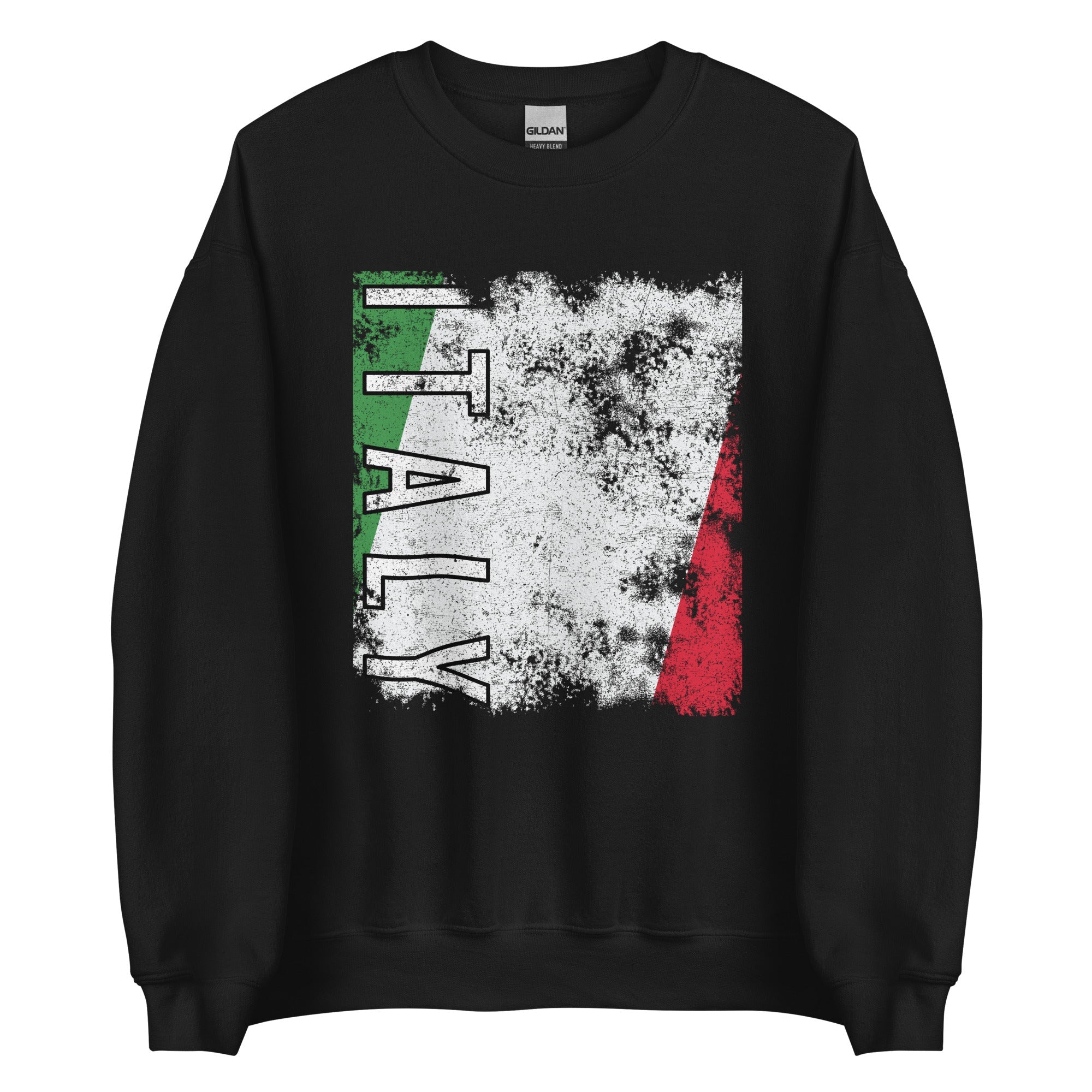 Italy Flag - Distressed Flag Sweatshirt