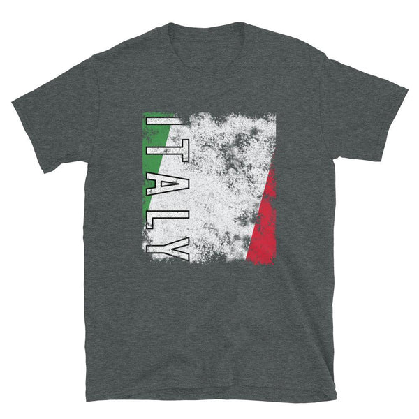 Italy Flag Distressed T-Shirt