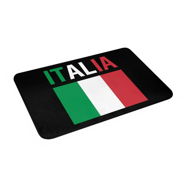 Italy Flag Doormat Collection - Welcome Mat for Bath and Front Door