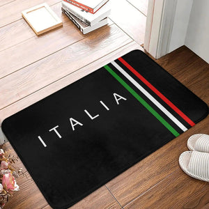 Italy Flag Doormat Collection - Welcome Mat for Bath and Front Door
