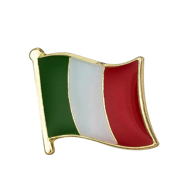 Italy Flag Lapel Pin - Enamel Pin Flag
