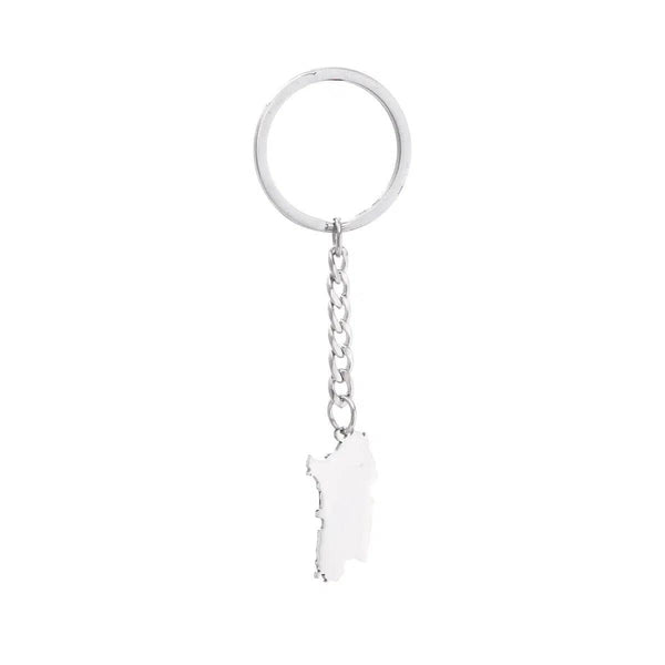 Italy, Sicily, Sardinia Flag Map Keychain Collection