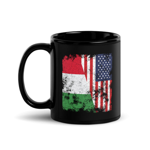 Italy USA Flag - Half American Mug