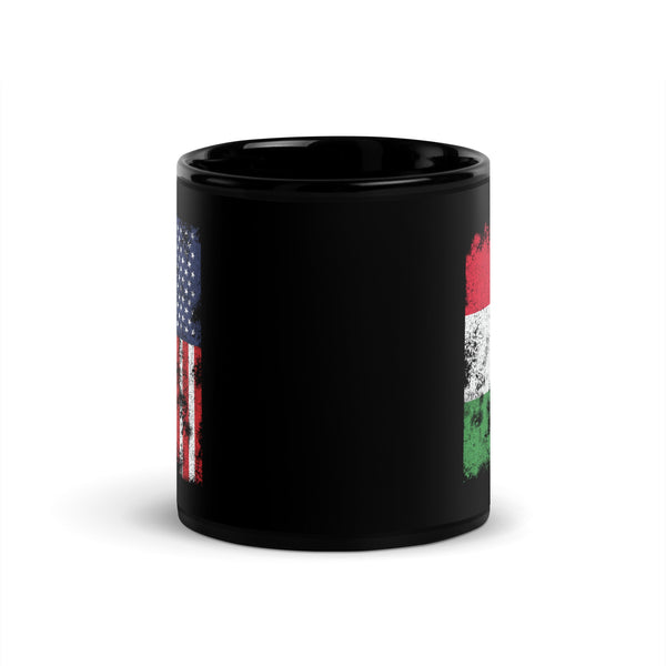 Italy USA Flag - Half American Mug