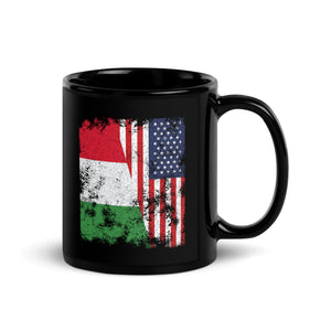 Italy USA Flag - Half American Mug