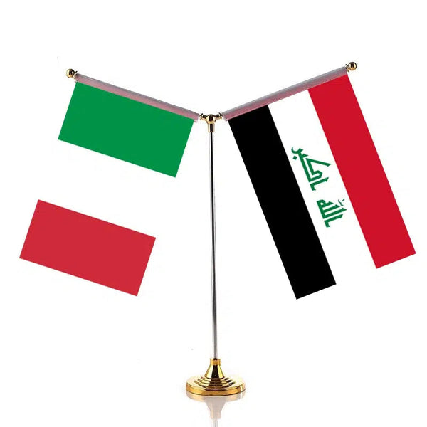 Italy United Arab Emirates Desk Flag - Custom Table Flags (Small)