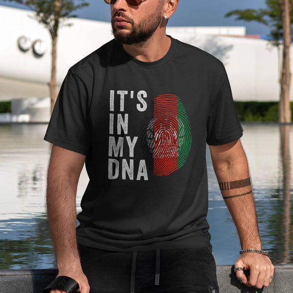 It's In My DNA - Afghanistan Flag T-Shirt