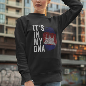 It's In My DNA - Cambodia Flag Sweatshirt