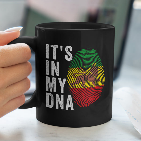 It's In My DNA - Ethiopian Lion of Judah Flag Mug