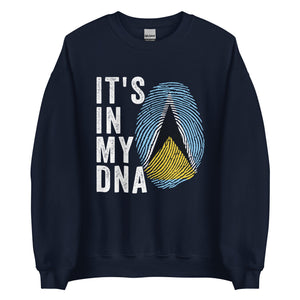 It's In My DNA - Saint Lucia Flag Sweatshirt