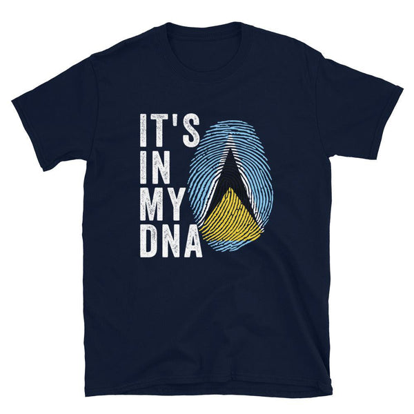 It's In My DNA - Saint Lucia Flag T-Shirt