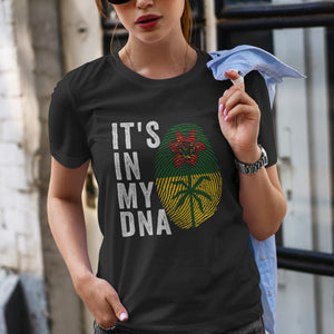 It's In My DNA - Saskatchewan Flag T-Shirt