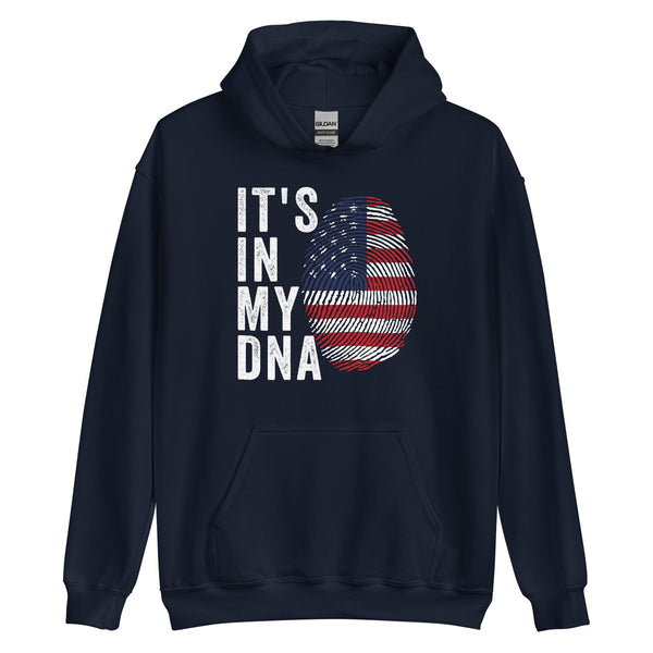 It's In My DNA - United States of America Flag Hoodie