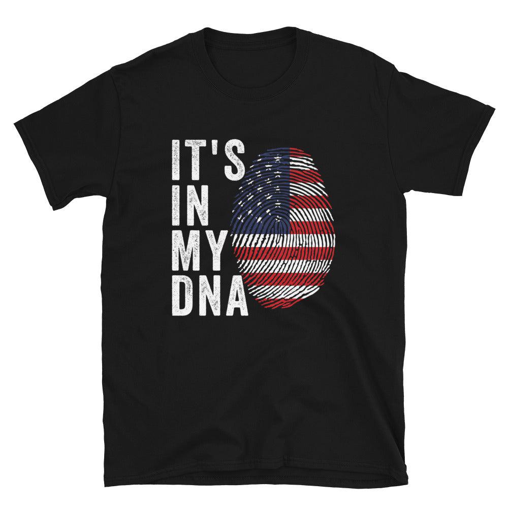 It's In My DNA - United States of America Flag T-Shirt