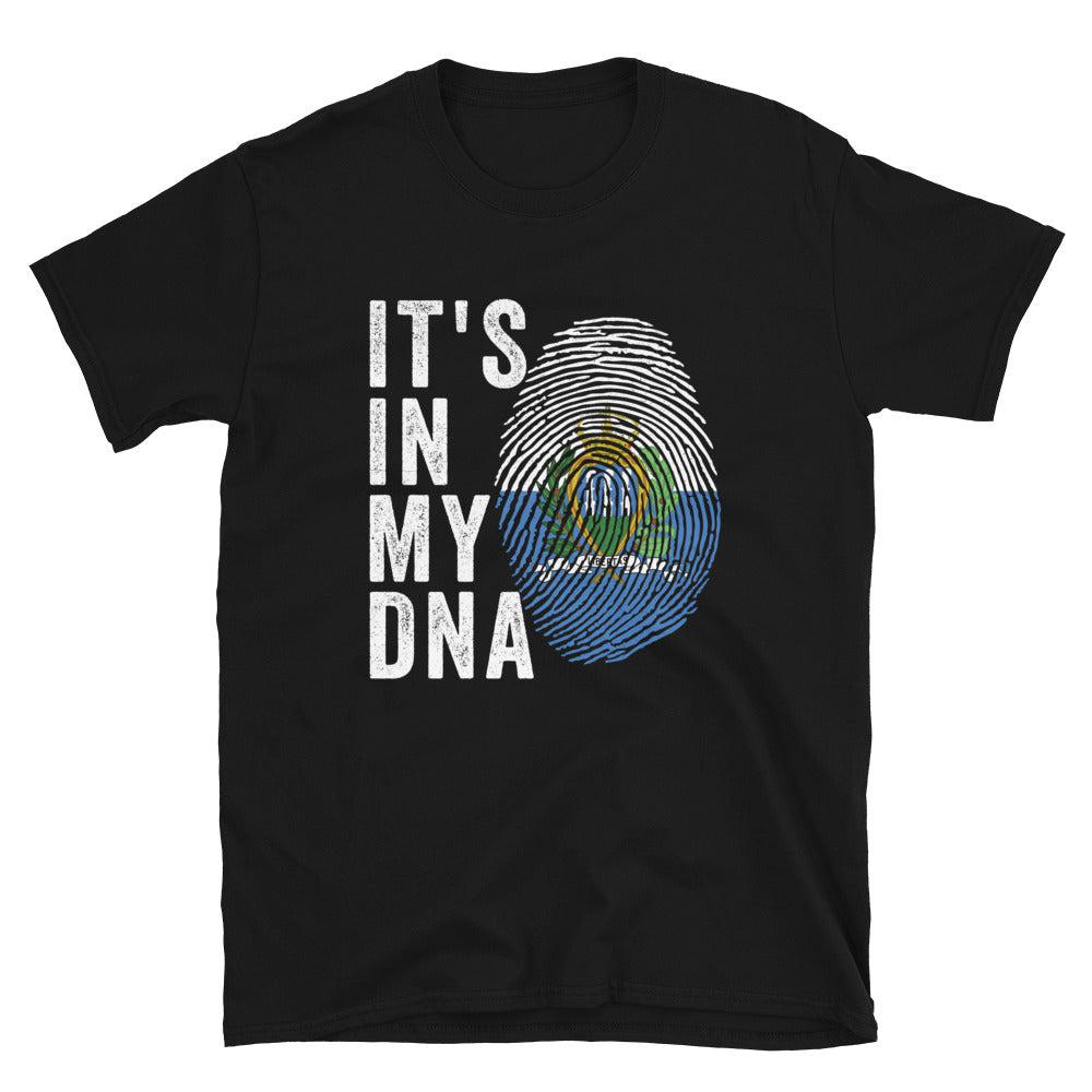 It's In My DNA - San Marino Flag T-Shirt