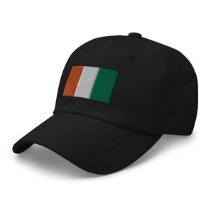 Cote D'ivoire Flag Cap - Adjustable Embroidered Dad Hat