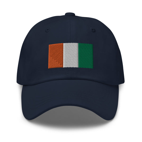 Ivory Coast Flag Cap - Adjustable Embroidered Dad Hat