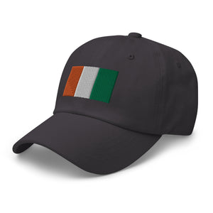 Ivory Coast Flag Cap - Adjustable Embroidered Dad Hat