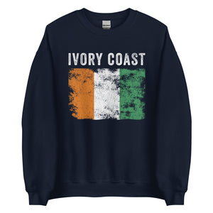 Ivory Coast Flag Sweatshirt