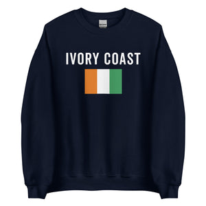 Ivory Coast Flag Sweatshirt