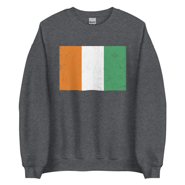 Ivory Coast Flag Sweatshirt