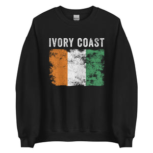 Ivory Coast Flag Sweatshirt