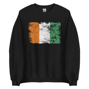 Ivory Coast Flag Sweatshirt