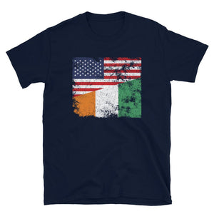 Cote Divoire USA Flag T-Shirt