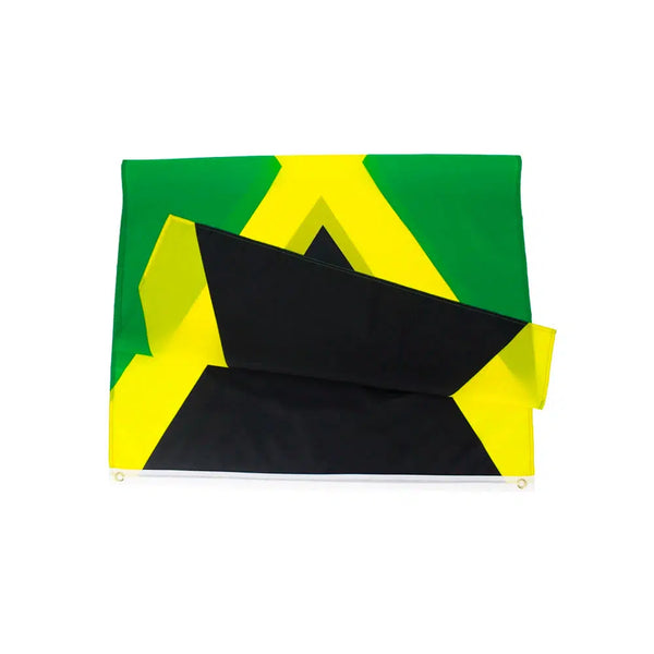 Jamaica Flag - 90x150cm(3x5ft) - 60x90cm(2x3ft)