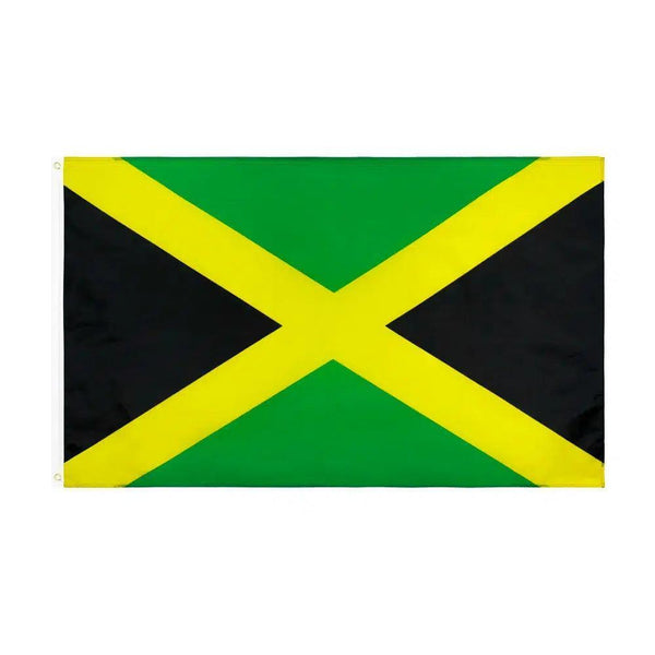 Jamaica Flag - 90x150cm(3x5ft) - 60x90cm(2x3ft)