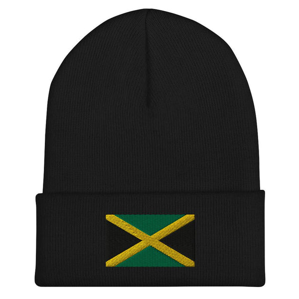 Jamaica Flag Beanie - Embroidered Winter Hat
