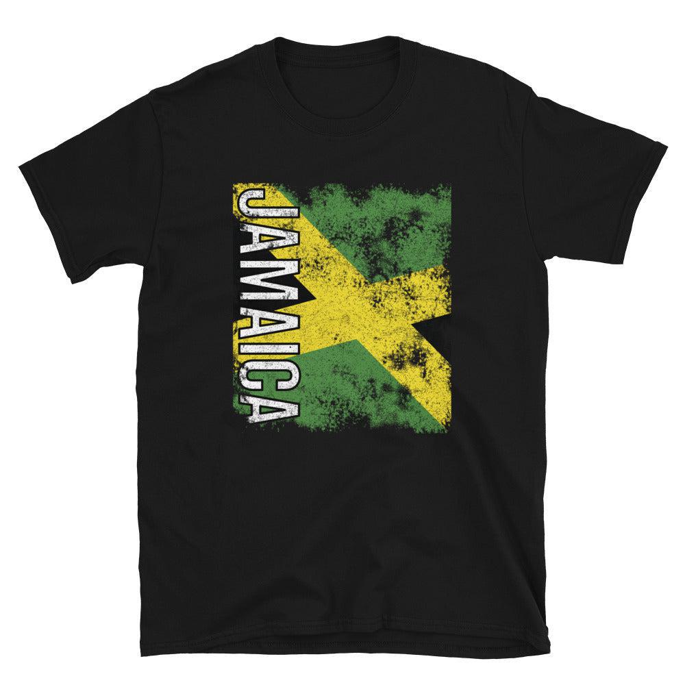 Jamaica Flag Distressed T-Shirt