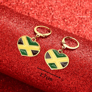 Jamaica Flag Earrings