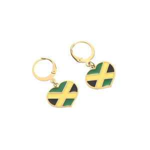 Jamaica Flag Earrings