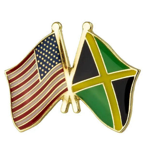 Jamaica Flag Lapel Pin Collection - Enamel Pin Flag