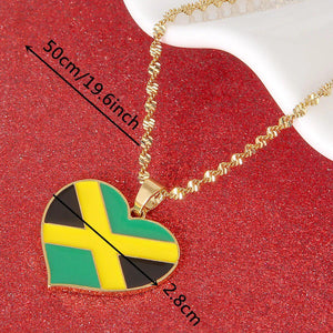 Jamaica Flag Necklace