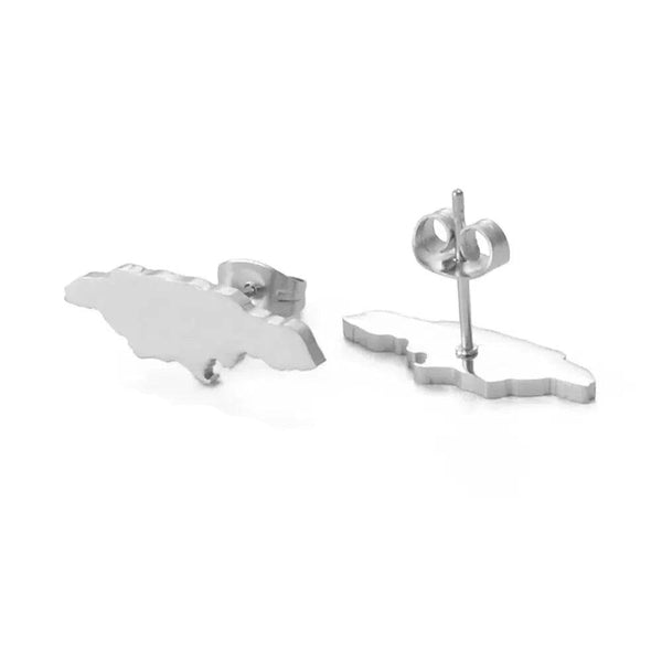 Jamaica Map Earrings