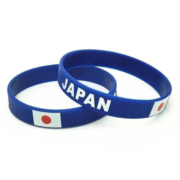 Japan Flag Bracelet - Silicone Wristband