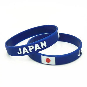 Japan Flag Bracelet - Silicone Wristband