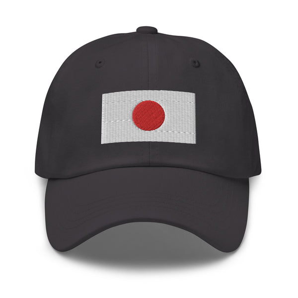 Japan Flag Cap - Adjustable Embroidered Dad Hat
