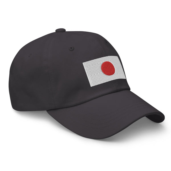 Japan Flag Cap - Adjustable Embroidered Dad Hat