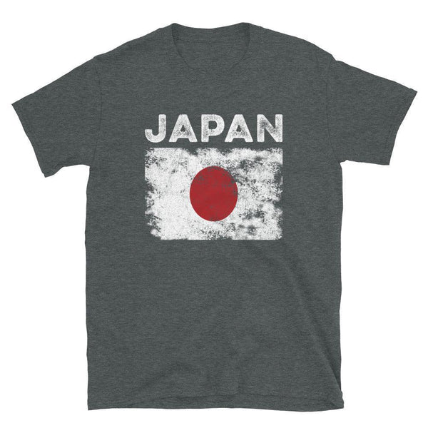 Japan Flag Distressed - Japanese Flag T-Shirt