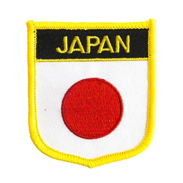 Japan Flag Patch - Sew On/Iron On Patch