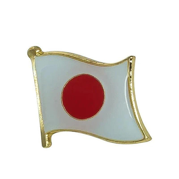 Japan Friendship Flag Lapel Pin Collection - Enamel Pin Flag